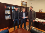 Глава Акушинского района встретился с заместителем руководителя ДРОО «Народное ополчение 1999 года «Интербригада»